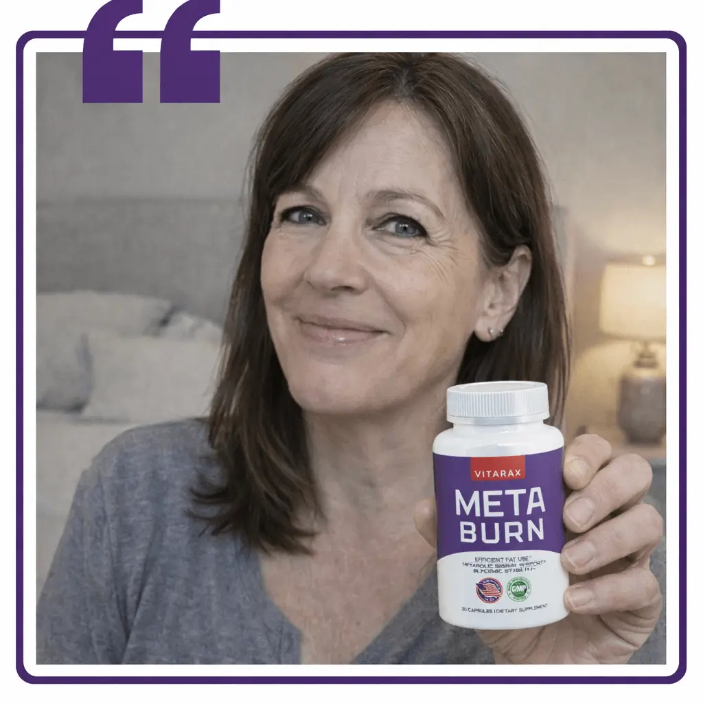 Sarah K. holding MetaBurn